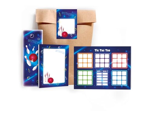 Limonia 10 Lesezeichen + 10 Mini-Notizblöcke A7 + 10 Tic Tac Toe A6 je 25 Blätter + 10 Tüten + 10 Aufkleber Set Gastgeschenk Mitgebsel zum Kindergeburtstag Motto-Party Jungen Jungs Boys Bowling neon Limonia 10 Lesezeichen + 10 Mini-Notizblöcke A7 + 10 Tic Tac Toe A6 je 25 Blätter + 10 Tüten + 10 Aufkleber Set Gastgeschenk Mitgebsel zum Kindergeburtstag Motto-Party Jungen Jungs Boys Bowling neon von Limonia