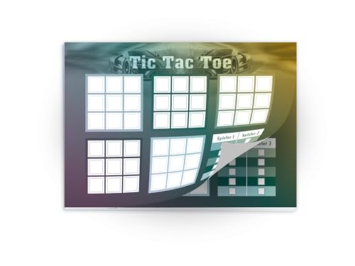 Limonia 2 Tic Tac Toe je 25 Blätter DIN A6 Papierspiel Set Mitbringsel Gastgeschenk Mitgebsel zum Kindergeburtstag Motto-Party Fest Feier Event Reise Unisex Teenies Mädels Jungs Auto Rennauto Limonia 2 Tic Tac Toe je 25 Blätter DIN A6 Papierspiel Set Mitbringsel Gastgeschenk Mitgebsel zum Kindergeburtstag Motto-Party Fest Feier Event Reise Unisex Teenies Mädels Jungs Auto Rennauto von Limonia