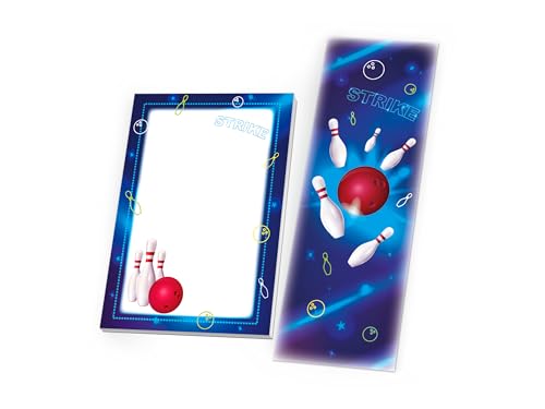 Limonia 6 Lesezeichen + 6 Mini-Notizblöcke je 25 Blätter DIN A7 Set Gastgeschenk Mitgebsel zum Kindergeburtstag Motto-Party Fest Feier Event Reise Jungen Jungs Boys Mädchen Schule Bowling Kegeln neon Limonia 6 Lesezeichen + 6 Mini-Notizblöcke je 25 Blätter DIN A7 Set Gastgeschenk Mitgebsel zum Kindergeburtstag Motto-Party Fest Feier Event Reise Jungen Jungs Boys Mädchen Schule Bowling Kegeln neon von Limonia