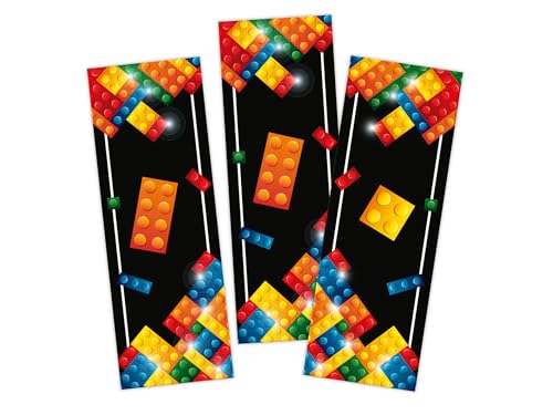 Limonia 6 Lesezeichen Set Papier Mitbringsel Gastgeschenk Mitgebsel Giveaways zum Kindergeburtstag Motto-Party Fest Feier Event Unisex Teenies Mädels Jungs Bausteine bunt Limonia 6 Lesezeichen Set Papier Mitbringsel Gastgeschenk Mitgebsel Giveaways zum Kindergeburtstag Motto-Party Fest Feier Event Unisex Teenies Mädels Jungs Bausteine bunt von Limonia