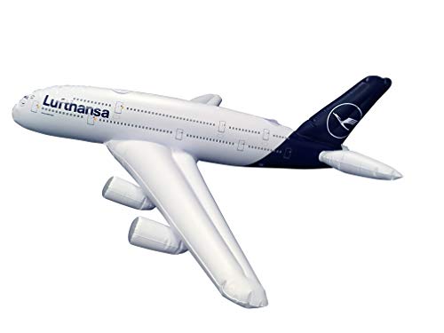 Limox Toys Aufblasbares Flugzeugmodell Airbus A380 Lufthansa Neue LACKIERUNG! A380 Lufthansa Inflatable Plane von Limox