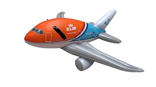 Limox Aufblasbares Flugzeugmodell KLM Airlines Orange Pride Funplane Inflatable Plane 100cm von Limox