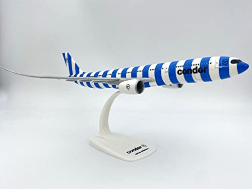 Limox Flight Shop - Airbus A330-900neo Condor Sea Blue Stripes 1/200 | Detailgetreues Flugzeug Modell zum Bewundern, Spielzeug für Jeden von Limox