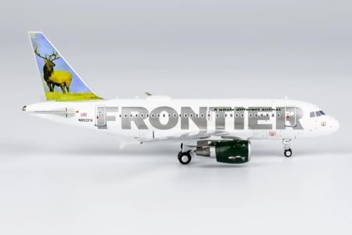 Limox NG Model Airbus A318-100 Frontier Montana The Elk N802FR 1:400 Modellflugzeug von Limox
