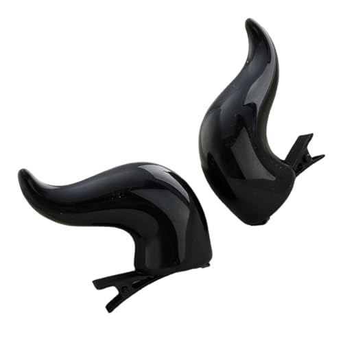 Limtula 1 Paar Teufelshorn-Haarspange für Cosplay, Party, Halloween-Kostüm, gehörnte Haarnadel, Anime-Thema, Kopfschmuck, Maskeraden, Kopfbedeckung Limtula 1 Paar Teufelshorn-Haarspange für Cosplay, Party, Halloween-Kostüm, gehörnte Haarnadel, Anime-Thema, Kopfschmuck, Maskeraden, Kopfbedeckung von Limtula