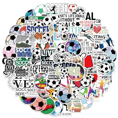 Limtula 100pcs Fußballaufkleber Für Sammelalbum Stationery Decal Kindergartenpreistschule Belohnung Lernsportarten von Limtula