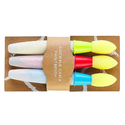 Limtula 3 Pack Sidewalk Chalk Paint Pinsel Nachfüllbar Und Waschbar Für Endlosen Kreativen Spaß Limtula 3 Pack Sidewalk Chalk Paint Pinsel Nachfüllbar Und Waschbar Für Endlosen Kreativen Spaß von Limtula