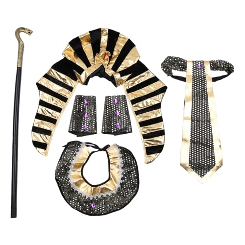 Limtula Ägyptisches Kostümzubehör Ägyptische Stirnbänder Schlange Kopfbänder Ägyptische Gürtelkragen Armband Für Frauen Männer Halloween Limtula Ägyptisches Kostümzubehör Ägyptische Stirnbänder Schlange Kopfbänder Ägyptische Gürtelkragen Armband Für Frauen Männer Halloween von Limtula
