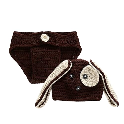 Limtula Baby Photoshooting Requisiten Hunde Outfit Gestrickt Langohr Shorts Set Foto Posen Requisiten Neugeborene Fotografie Kostüm 2in1 Limtula Baby Photoshooting Requisiten Hunde Outfit Gestrickt Langohr Shorts Set Foto Posen Requisiten Neugeborene Fotografie Kostüm 2in1 von Limtula