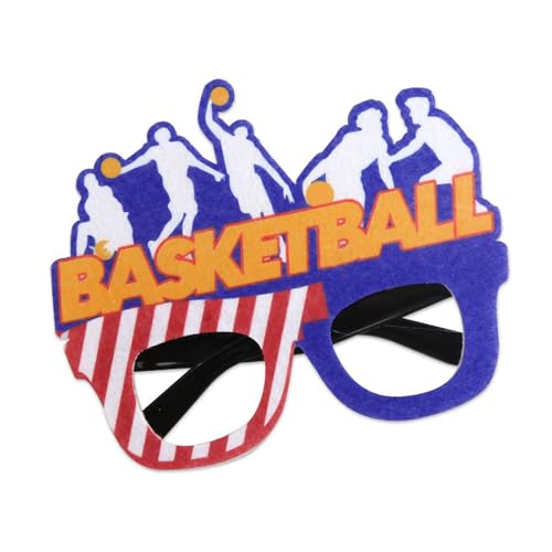 Limtula Basketball-Brillenrahmen, lustige dekorative Brille, Basketball-Motto-Partyzubehör, Fotoautomaten-Requisiten, Partybrille von Limtula