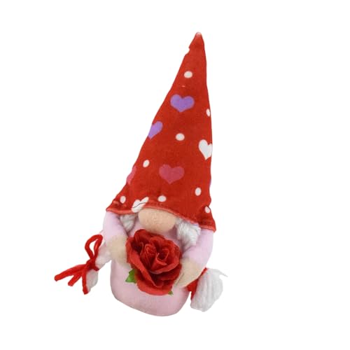 Limtula Charm Valentines Day Gnomes Plüsch Gnomes Dolls for Exchange Love Expression Geschenk Home Office Accessoires von Limtula