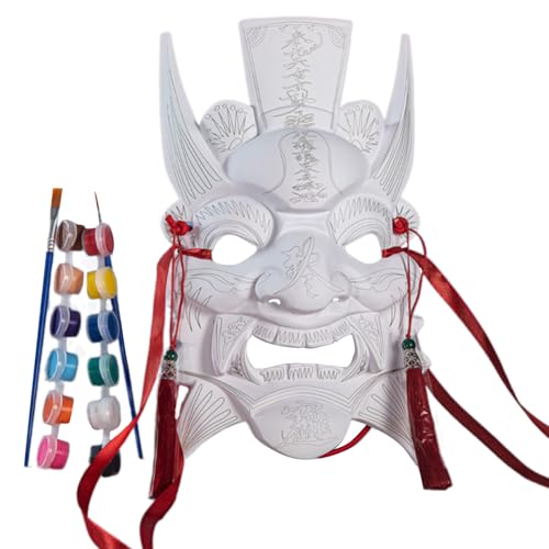 Limtula Diys Unbemalte Maskeraden Maske Nuo Opern Maske Rohlinge Gemalt Mit Pigment Zeichnung Pinsel Halloween Cosplay Kostüme Weiße Handwerksmasken Limtula Diys Unbemalte Maskeraden Maske Nuo Opern Maske Rohlinge Gemalt Mit Pigment Zeichnung Pinsel Halloween Cosplay Kostüme Weiße Handwerksmasken von Limtula