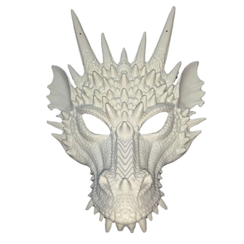 Limtula Drachenkopf für Kinder Erwachsene Halloween Festival Party Drache Cosplay Kostüm Halloween Cosplay Kostüm von Limtula
