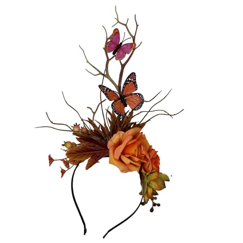 Limtula Einzigartige Blumen-Zweig-Stirnbänder für Mädchen, Cosplay, Kopfbedeckung, Hexenzweig, Schmetterling, Maskeraden, Halloween, Cosplay Limtula Einzigartige Blumen-Zweig-Stirnbänder für Mädchen, Cosplay, Kopfbedeckung, Hexenzweig, Schmetterling, Maskeraden, Halloween, Cosplay von Limtula