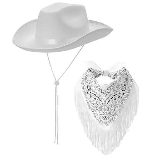 Limtula Fransen Cowboy Hat Bandanas Kostüm Set Für Frauen Mann Musik Festival Dress Up Kostüm Junggeselle Party Supply 2pcs Limtula Fransen Cowboy Hat Bandanas Kostüm Set Für Frauen Mann Musik Festival Dress Up Kostüm Junggeselle Party Supply 2pcs von Limtula