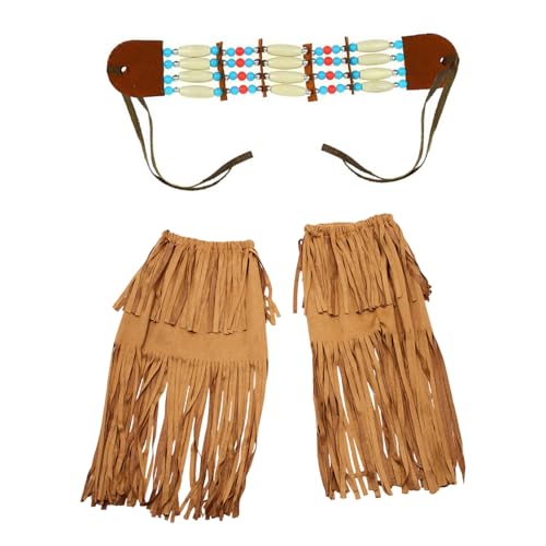 Limtula Frauen Einzigartige Festival Kleidungsstücke Set Indian Styles Perlen Choker Halskette Quasten Knöchel Socken Für Themenpartys Event Limtula Frauen Einzigartige Festival Kleidungsstücke Set Indian Styles Perlen Choker Halskette Quasten Knöchel Socken Für Themenpartys Event von Limtula