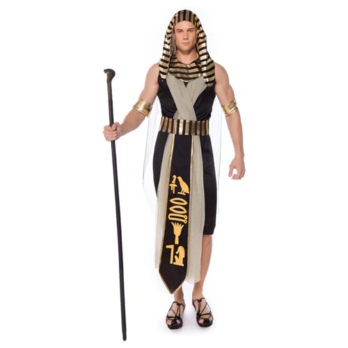 Limtula Halloween Ägyptische Kostüm Pharaonisches Outfit Königin Outfit Ägyptisches Kragen Armband Cosplay Dress Up Limtula Halloween Ägyptische Kostüm Pharaonisches Outfit Königin Outfit Ägyptisches Kragen Armband Cosplay Dress Up von Limtula
