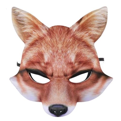 Limtula Halloween Füchse Cosplay Maskerade Füchse Gesicht Tier Cosplay für Frauen Mann Maskerade Halloween Cosplay Limtula Halloween Füchse Cosplay Maskerade Füchse Gesicht Tier Cosplay für Frauen Mann Maskerade Halloween Cosplay von Limtula