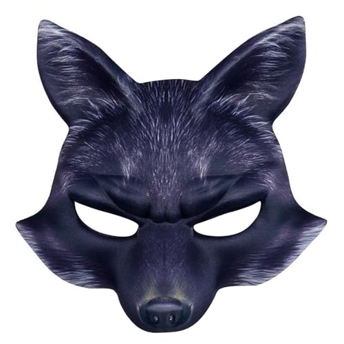 Limtula Halloween Füchse Cosplay Maskerade Füchse Gesicht Tier Cosplay für Frauen Mann Maskerade Halloween Cosplay Limtula Halloween Füchse Cosplay Maskerade Füchse Gesicht Tier Cosplay für Frauen Mann Maskerade Halloween Cosplay von Limtula