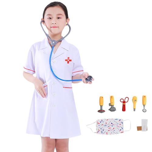 Limtula Halloween-Kostüm für Kinder, Rollenspiel-Kostüm, Halloween, Polizist, Arzt, Krankenschwester, Feuerwehrmann, Kostüm für Kinder von Limtula