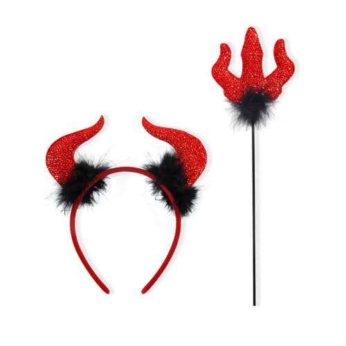 Limtula Halloween Teufel Kostüm Umfasst Teufels Stirnband Teufel Wand Teufel Cosplay Accessoires Für Frauen Männer Cosplay Carnivals Limtula Halloween Teufel Kostüm Umfasst Teufels Stirnband Teufel Wand Teufel Cosplay Accessoires Für Frauen Männer Cosplay Carnivals von Limtula