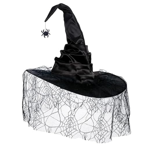 Limtula Halloween Witch Caps Für Cosplay Punk Spiderweb Wizard Erwachsene Unisex Party Hat Kostüm Spitze Festival Requisiten Limtula Halloween Witch Caps Für Cosplay Punk Spiderweb Wizard Erwachsene Unisex Party Hat Kostüm Spitze Festival Requisiten von Limtula