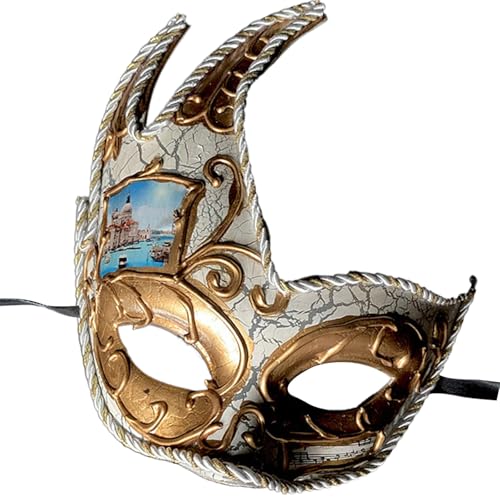 Limtula Maskerade Augenmaske Halloween Augenmaske Maskerade Halbgesicht für Karneval Halloween Maskerade Party Abschlussbälle Damen Herren von Limtula