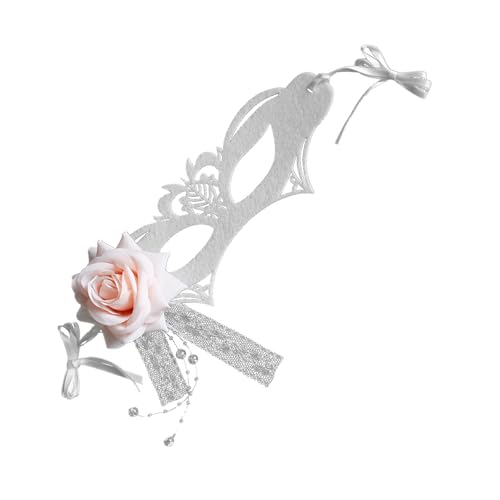 Limtula Masquerade Eyemask Flower Eyemask Spitzendekoration Für Halloween Masquerade Carnivals Proms Dinnerparty Hochzeit von Limtula