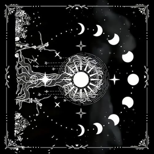 Limtula Mystical Moons Star Mustered Tarot Tisch Bedeckt Tarot Karten Lesen Von Tuch Für Tarot Lesungen Und Brettspiel von Limtula