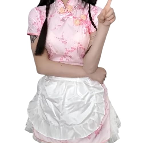 Limtula Neuheit Maid Dress Up Outfits Japanische Cartoon Maid Apron Kostümzubehör Mit Cheongsam Kleid Für Mädchen Halloween Limtula Neuheit Maid Dress Up Outfits Japanische Cartoon Maid Apron Kostümzubehör Mit Cheongsam Kleid Für Mädchen Halloween von Limtula