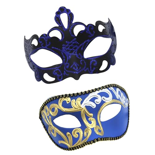 Limtula Paar-Maskerade für Damen und Herren, Halloween, halbes Gesicht, Auge für Hochzeit, Abschlussball, Gesicht Limtula Paar-Maskerade für Damen und Herren, Halloween, halbes Gesicht, Auge für Hochzeit, Abschlussball, Gesicht von Limtula