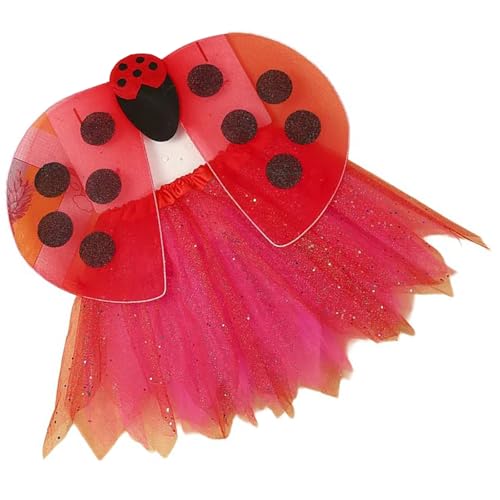 Limtula Schmetterling Tierkostüm Set Halloween Tierkostümzubehör Für Kid Cosplay Fling Rock Stirnband von Limtula