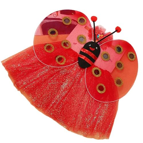Limtula Schmetterling Tierkostüm Set Halloween Tierkostümzubehör Für Kid Cosplay Fling Rock Stirnband von Limtula