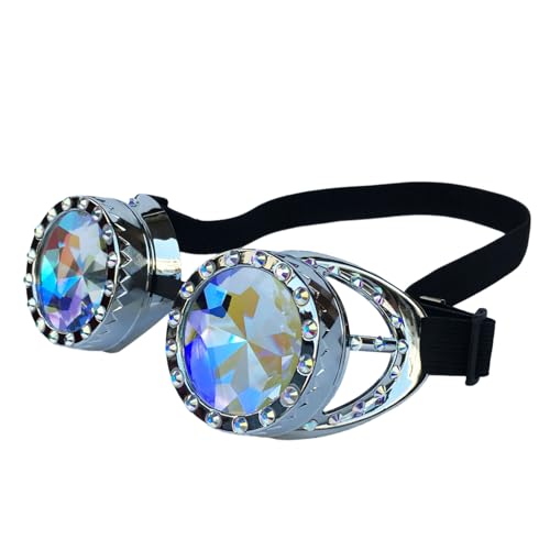 Limtula Sterevunk Kaleidoskopes Brillenbrillen Psychedelics Raves Brillen Prismen Brillen Halloween Cosplay Festival Accessoires Limtula Sterevunk Kaleidoskopes Brillenbrillen Psychedelics Raves Brillen Prismen Brillen Halloween Cosplay Festival Accessoires von Limtula