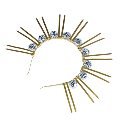 Limtula Stilvoller Kopfschmuck, Stirnband, schimmerndes Haarband für Bühnenauftritte, Halloween, Cosplay, Kopfbedeckung, Zubehör Limtula Stilvoller Kopfschmuck, Stirnband, schimmerndes Haarband für Bühnenauftritte, Halloween, Cosplay, Kopfbedeckung, Zubehör von Limtula