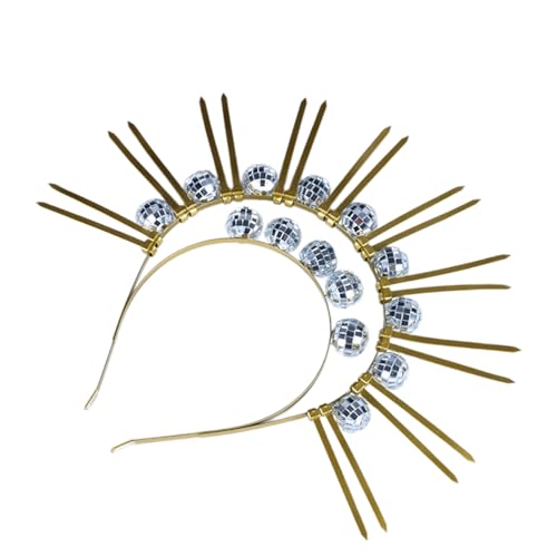 Limtula Stilvoller Kopfschmuck, Stirnband, schimmerndes Haarband für Bühnenauftritte, Halloween, Cosplay, Kopfbedeckung, Zubehör Limtula Stilvoller Kopfschmuck, Stirnband, schimmerndes Haarband für Bühnenauftritte, Halloween, Cosplay, Kopfbedeckung, Zubehör von Limtula