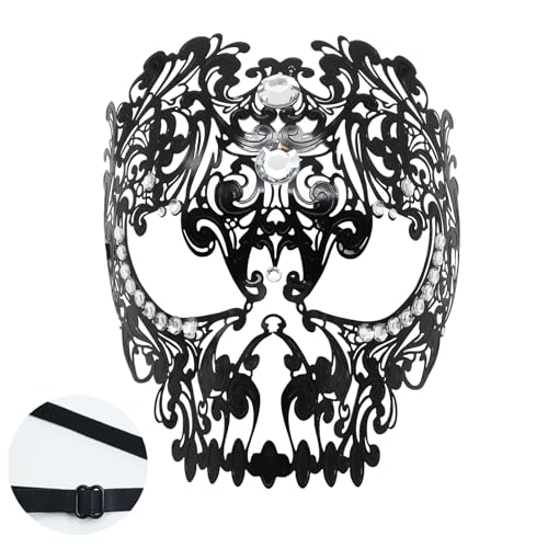 Limtula Strasssteine Gesichtsmaske Maskerade Maske Für Frauen Party Prom Ball Mardi Gras Prinzessin Für Halloween Party Strasssteine Metall Limtula Strasssteine Gesichtsmaske Maskerade Maske Für Frauen Party Prom Ball Mardi Gras Prinzessin Für Halloween Party Strasssteine Metall von Limtula