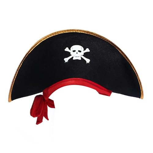 Limtula Tricorne Hat Bühne Zeigt Captain Hat Halloween Rollenspiele Kopfpirat Kostümhut Für Bühnenkünstler Limtula Tricorne Hat Bühne Zeigt Captain Hat Halloween Rollenspiele Kopfpirat Kostümhut Für Bühnenkünstler von Limtula