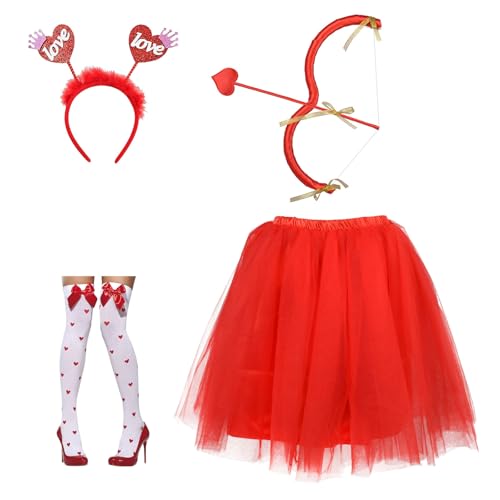 Limtula Valentinstagskostüm, Amoren, Schleifen, Pfeile, Herz, Kopf, Haarband, Tutus, Rock, Valentinstag, Amoren, Faschingskostüm Limtula Valentinstagskostüm, Amoren, Schleifen, Pfeile, Herz, Kopf, Haarband, Tutus, Rock, Valentinstag, Amoren, Faschingskostüm von Limtula