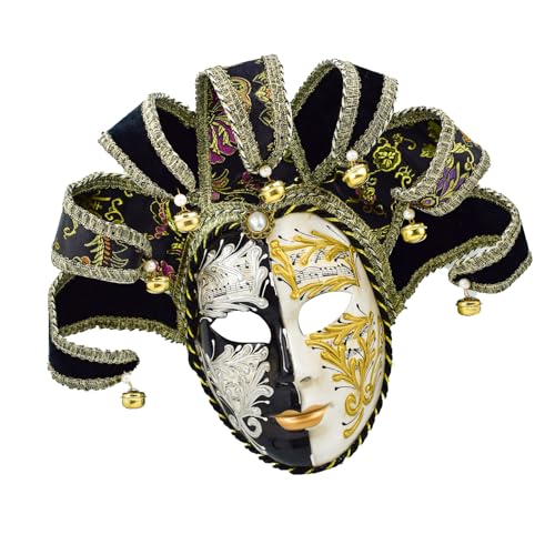 Limtula Venezianer-Komödie Maskerade Narren Cosplay Party Exquisite Wanddekoration für Halloween von Limtula