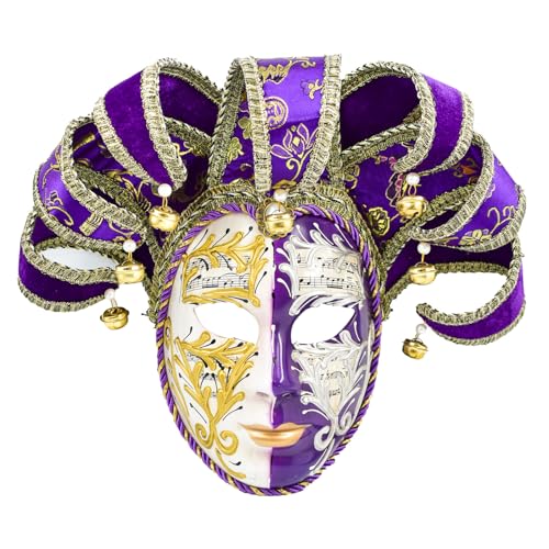 Limtula Venezianer-Komödie Maskerade Narren Cosplay Party Exquisite Wanddekoration für Halloween von Limtula