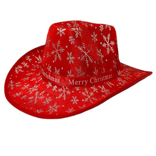 Limtula Western-Weihnachtsparty-Hut für Feiertage, Feiern, Festival, Kostüm, Weihnachtsmann-Kostüm, Hut, Cosplay, Party-Zubehör Limtula Western-Weihnachtsparty-Hut für Feiertage, Feiern, Festival, Kostüm, Weihnachtsmann-Kostüm, Hut, Cosplay, Party-Zubehör von Limtula