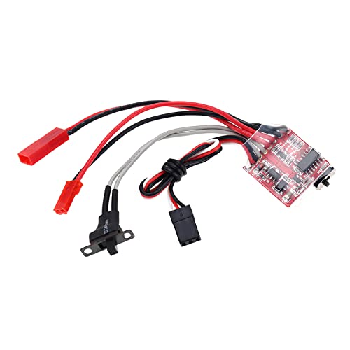 Limtula Zwei Wege 30A ESC Gebürstete Elektrogeschwindigkeit Controller Für 1/16 1/18 Automodellspielzeug Für Kinder Die Accessoire Spielen von Limtula