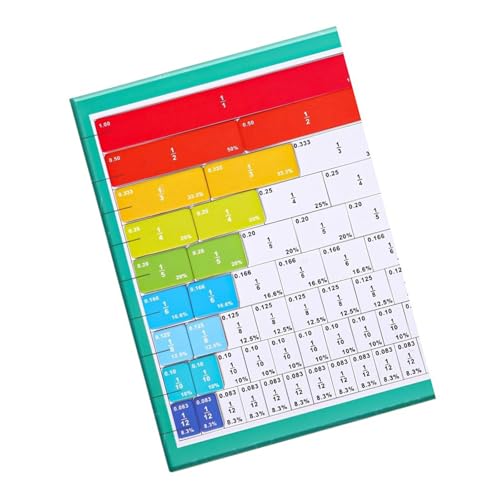 Mathematik-Pädagogisches Werkzeug, Bruchfliesen & Bruchkreise, Manipulatives Puzzle-Spiel für Schüler, Vorschüler, Interaktive Eltern-Kind-Spiele von Limtula