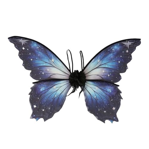 Schmetterlingsflügel-Kostüm für Mädchen, Cosplay, Party, Halloween, Weihnachten, Geburtstag, Halloween, Cosplay, Feen, Flügel-Kostüm Schmetterlingsflügel-Kostüm für Mädchen, Cosplay, Party, Halloween, Weihnachten, Geburtstag, Halloween, Cosplay, Feen, Flügel-Kostüm von Limtula