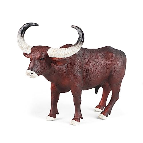 Zarte Rinder Handbemalt Spielzeug Figur Geflügel Tisch Schreibtisch Widgets Für Sammlung Miniaturen Figur Rinder Statue von Limtula