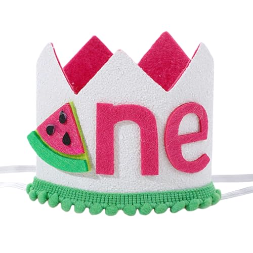 Zarter Hut für Geburtstagspartys, 1 Jahr alt, Geburtstag für Jungen und Mädchen, Stoff, bunt, Kinderhut Zarter Hut für Geburtstagspartys, 1 Jahr alt, Geburtstag für Jungen und Mädchen, Stoff, bunt, Kinderhut von Limtula