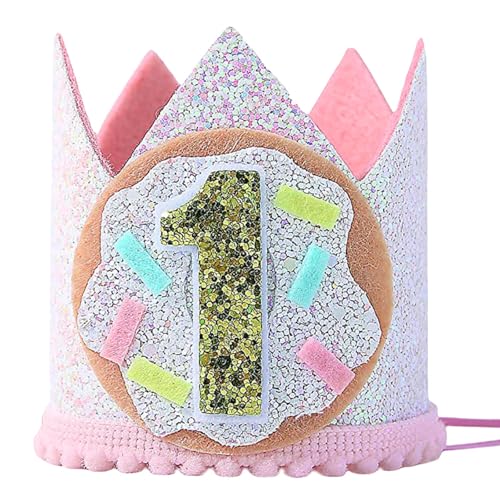 Zarter Hut für Geburtstagspartys, 1 Jahr alt, Geburtstag für Jungen und Mädchen, Stoff, bunt, Kinderhut Zarter Hut für Geburtstagspartys, 1 Jahr alt, Geburtstag für Jungen und Mädchen, Stoff, bunt, Kinderhut von Limtula