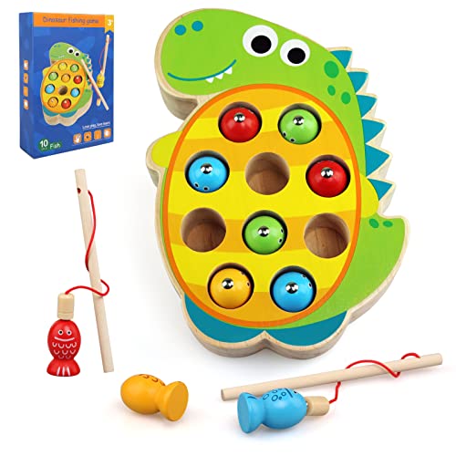 LinStyle Holzspielzeug ab 2 Jahre, Montessori Spielzeug Angelspiel, Magnetische Angelspiel Motorikspielzeug, Angeln Spiel Lernspielzeug Geschenk für Kinder ab 2 3 4 5 Jahre LinStyle Holzspielzeug ab 2 Jahre, Montessori Spielzeug Angelspiel, Magnetische Angelspiel Motorikspielzeug, Angeln Spiel Lernspielzeug Geschenk für Kinder ab 2 3 4 5 Jahre von LinStyle