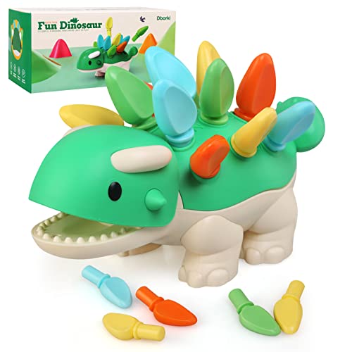 LinStyle Steckspiel ab 1 Jahr, Dinosaurier Montessori Spielzeug Baby, Motorikspielzeug Trainiert Hand Auge Koordination Kleinkind Lernspielzeug Geschenke für Kinder Jungen Mädchen ab 1 2 3 Jahr LinStyle Steckspiel ab 1 Jahr, Dinosaurier Montessori Spielzeug Baby, Motorikspielzeug Trainiert Hand Auge Koordination Kleinkind Lernspielzeug Geschenke für Kinder Jungen Mädchen ab 1 2 3 Jahr von LinStyle